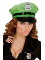 Casquette femme flic verte