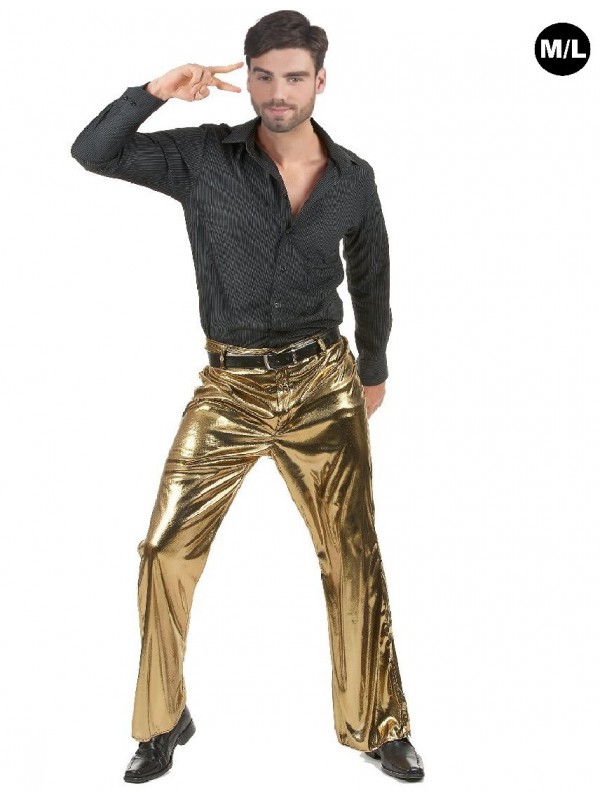 Pantalon disco or homme