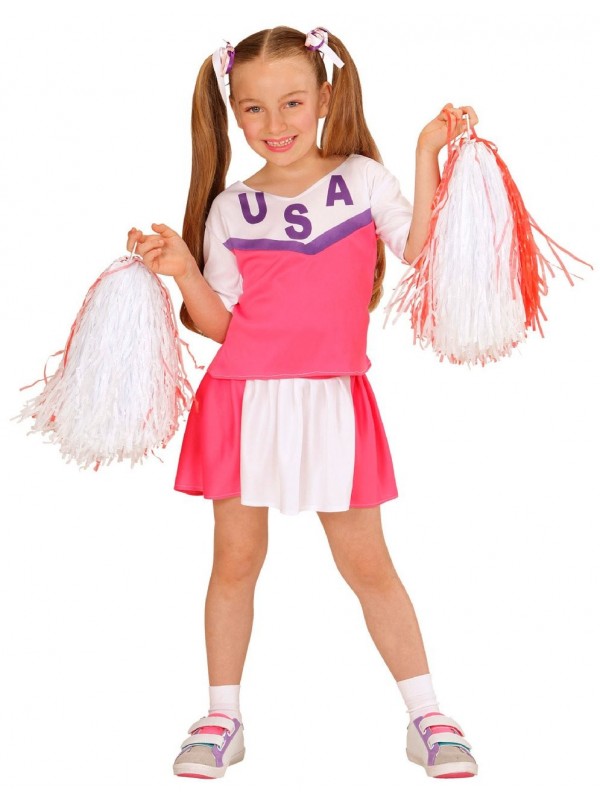 Deguisement Pompom Girl Cheerleader fille - Happy Fiesta Lyon
