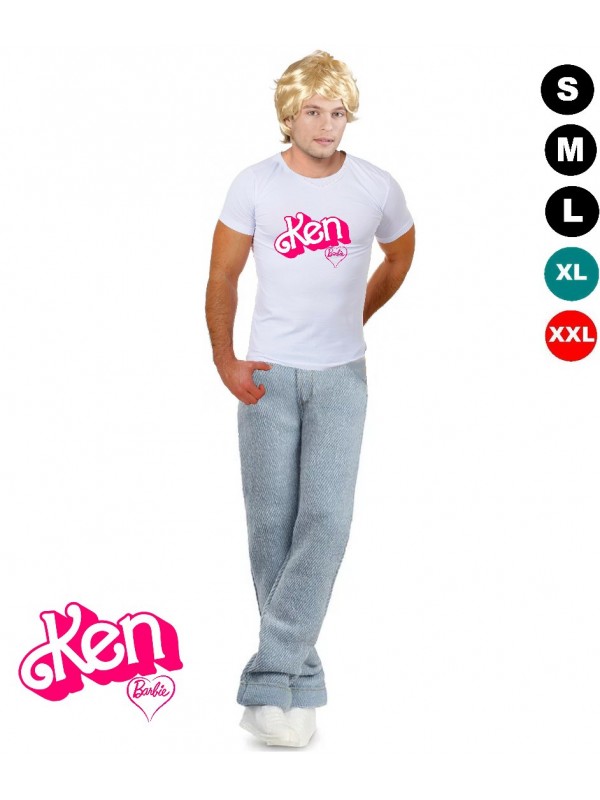 Déguisement Roller des Années 80 Ken Barbie™ Homme Taille L