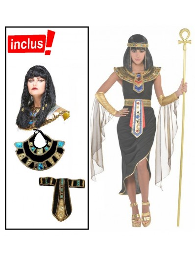 Femmes Égyptien Déguisement Reine Femmes Cléopâtre Costume Neuf Fg