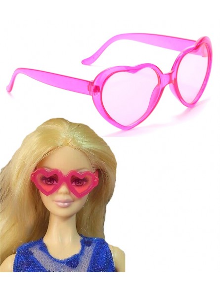 Déguisement Barbie Lunette Coeur rose