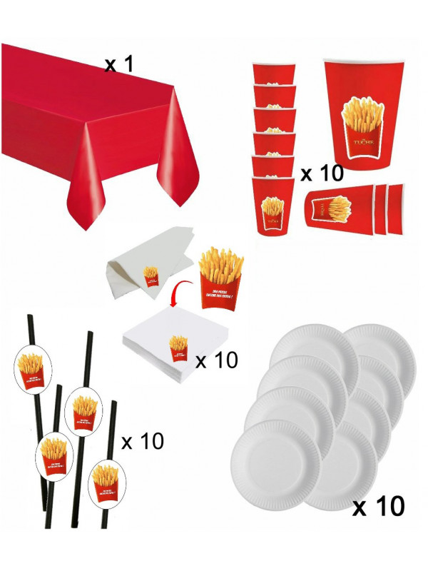 Ensemble de table Les Tuche - 10 personnes